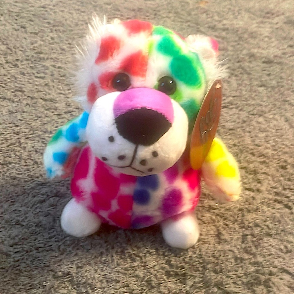 Rainbow animal stuffed plush Bj toy company
